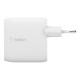 Laadija Belkin Boost Charge Dual USB-A 24W + Lightning to USB-A cable valge