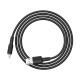 USB kabelis Acefast C2-02 MFi USB-A to Lightning 1.2m melns