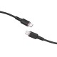 USB kabelis Acefast C2-03 60W USB-C to USB-C 1.2m melns