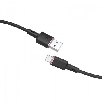 USB kabelis Acefast C2-04 USB-A to USB-C 1.2m melns