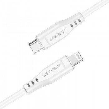 USB kabelis Acefast C3-01 MFi PD30W USB-C to Lightning 1.2m balts