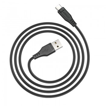 USB kabelis Acefast C3-04 USB-A to USB-C 1.2m melns