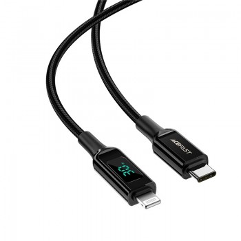USB cable Acefast C6-01 MFi PD30W USB-C to Lightning 1.2m black