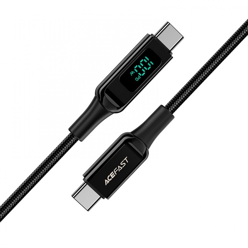 USB cable Acefast C6-03 100W USB-C to USB-C 2.0m black