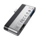 Parveidotājs Borofone DH2 Type-C to HDMI + USB3.0 pelēks