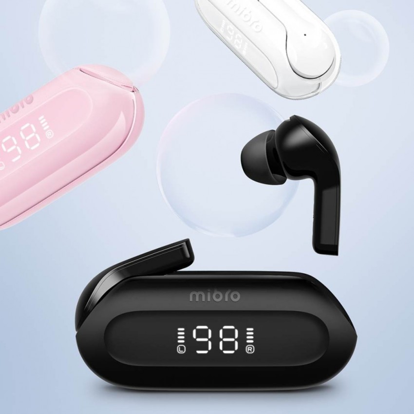 Juhtmevabad kõrvaklapid Xiaomi Mibro Earbuds 3 must