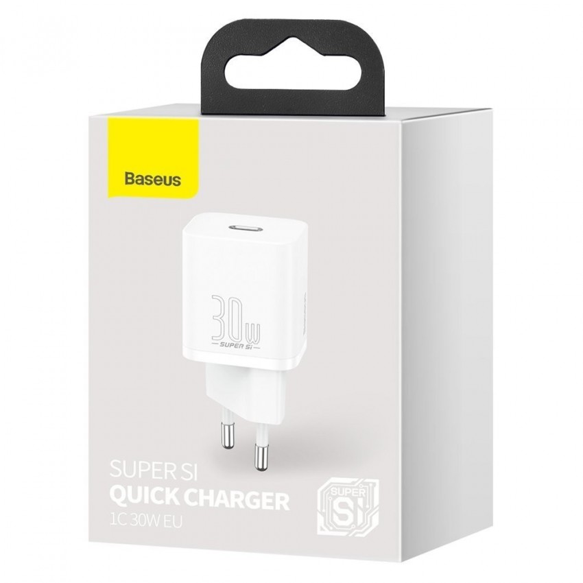 Charger Baseus Super Si 30W white CCSUP-J02