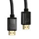 Cable Baseus High Definition Series HDMI 2.1 to HDMI 2.1 8K 1.0m black WKGQ000001