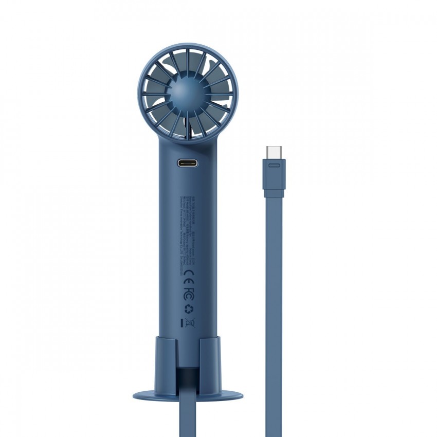 Galda ventilators Baseus Flyer Turbine 4000mAh + Type-C 0.2m zils ACFX010103