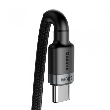 USB cable Baseus Cafule PD100W Type-C 2.0m gray-black CATKLF-ALG1