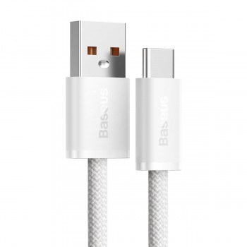 USB kabelis Baseus Dynamic 100W USB-A to Type-C 1.0m balts CALD000602