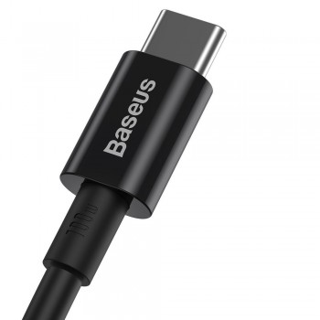 USB cabelis Baseus Superior Type-C 100W 1.0m melns CATYS-B01