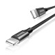 Kabelis Baseus Yiven USB-A to Lightning 1.2m melns CALYW-01