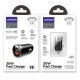 Car charger Joyroom C-A08 USB/Type-C 30W black
