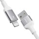 USB kabelis Joyroom S-UL012A10 USB to Lightning 2.4A 1.2m balts