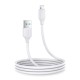 USB kabelis Joyroom S-UL012A9 USB to Lightning 2.4A 1.0m balts