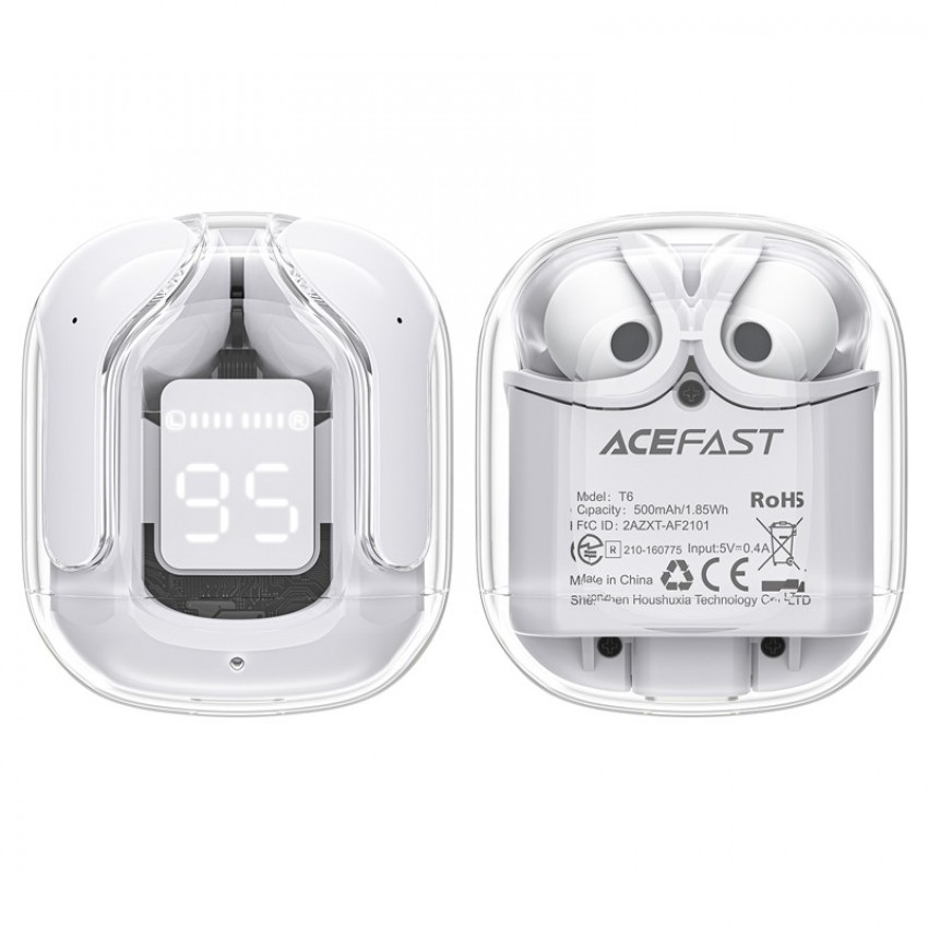 Wireless headphones Acefast T6 TWS modern grey