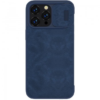 Telefoniümbris Nillkin Qin Pro Leather Apple iPhone 14 Plus sinine