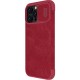 Maciņš Nillkin Qin Pro Leather Apple iPhone 14 Plus sarkans