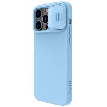 Maciņš Nillkin CamShield Silky Magnetic Silicone Apple iPhone 14 gaiši zils
