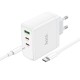 Charger Hoco N30 PD65W 2xType-C/1xUSB-A + Type-C cable 1.0m white