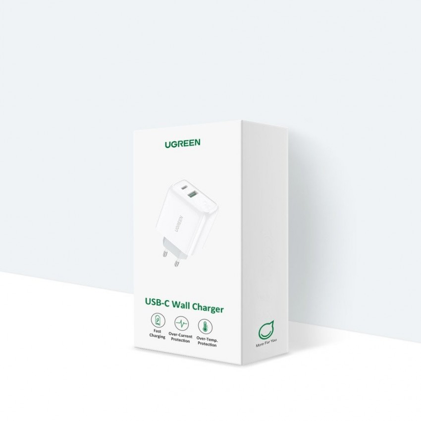 Charger Ugreen CD170 USB-C/USB-A 36W white