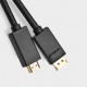 Kabelis Ugreen DP101 DisplayPort to HDMI 1.5m melns