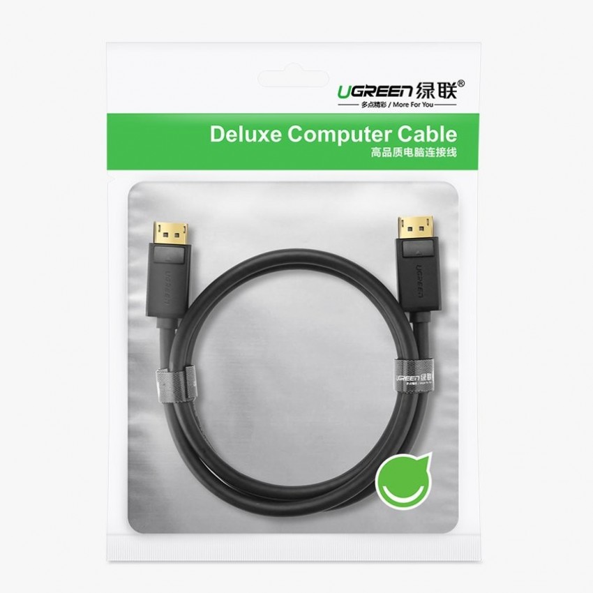 Cable Ugreen DP102 DisplayPort to DisplayPort 1.0m black