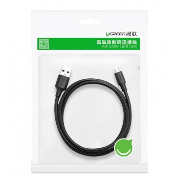 USB kabelis Ugreen US289 USB to MicroUSB 2A 2.0m balts