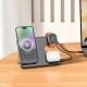 Wireless charger Hoco CQ1 (Apple) 3-in-1 black