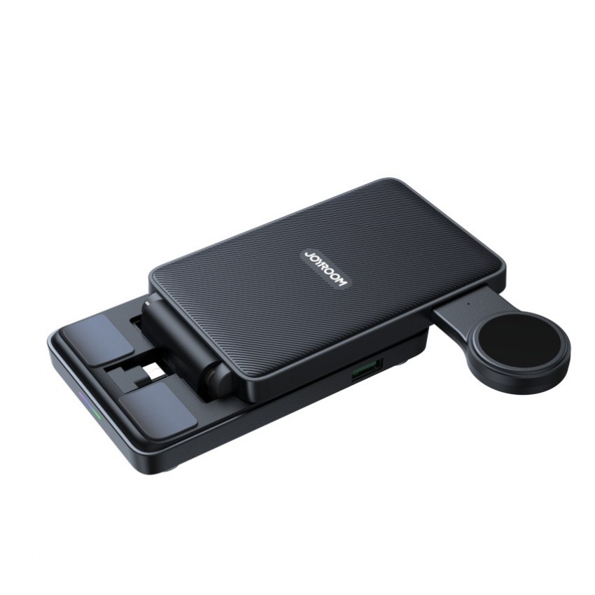 Lādētājs bezvadu Joyroom JR-WQS01 4-in-1 (USB-C version) melns