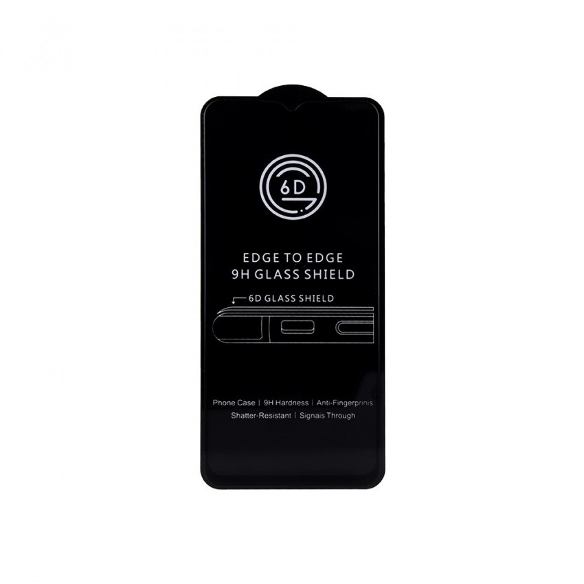 LCD kaitsev karastatud klaas 6D Apple iPhone 15 Plus must