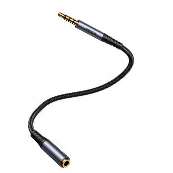 Audio kabelis Joyroom SY-A09 3,5mm (M) to 3,5mm (F) 1.2m melns