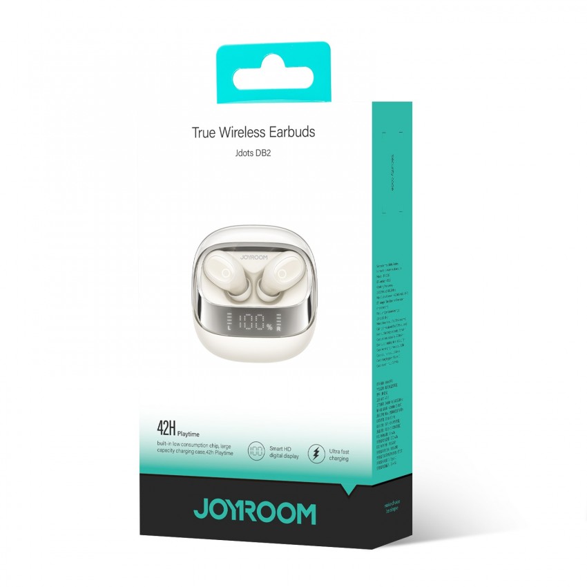 Juhtmevabad kõrvaklapid Joyroom TWS JR-DB2 valge