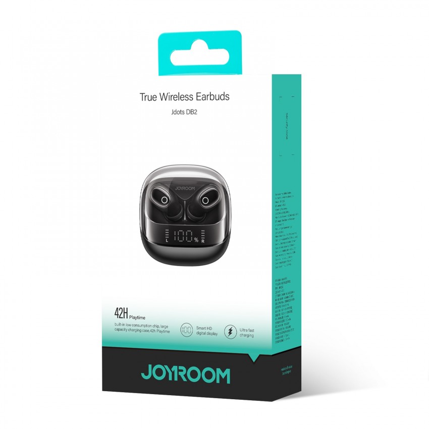 Juhtmevabad kõrvaklapid Joyroom TWS JR-DB2 must
