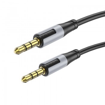 Audio kabelis Borofone BL19 3.5mm to 3.5mm melns