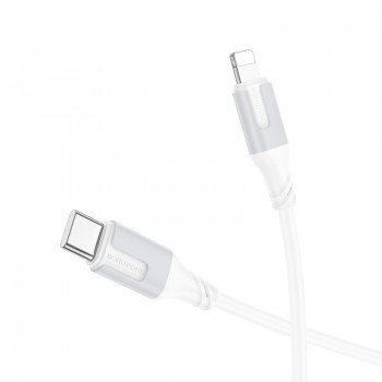 USB cable Borofone BX101 60W USB-C to Lightning 1.0m white