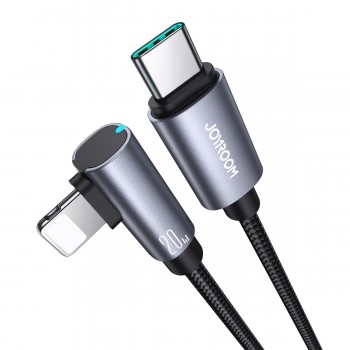 USB kabelis Joyroom S-CL020A17 USB-C to Lightning 20W 1.2m melns