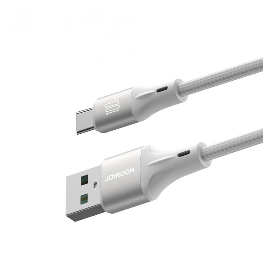 Laadimisjuhe Joyroom SA25-AC6 USB to USB-C 100W 1.2m valge