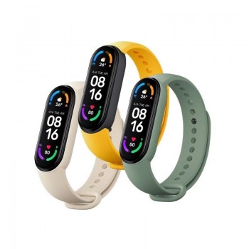 Aproce Xiaomi Mi Band 5/6/7 3-Pack Ivory/Olive/Yellow