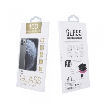 LCD aizsargstikls 10D Full Glue Xiaomi Redmi Note 13 5G/Note 13 Pro 4G/Poco M6 Pro 4G melns