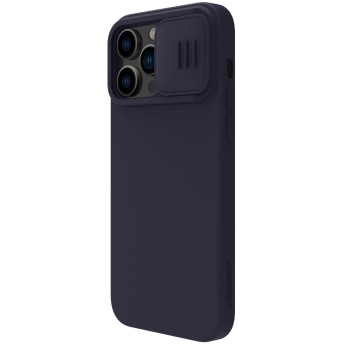 Case Nillkin CamShield Silky Silicone Apple iPhone 15 Pro Max dark purple
