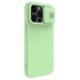Case Nillkin CamShield Silky Silicone Apple iPhone 15 light green