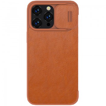 Case Nillkin Qin Pro Leather Samsung S711 S23 FE brown