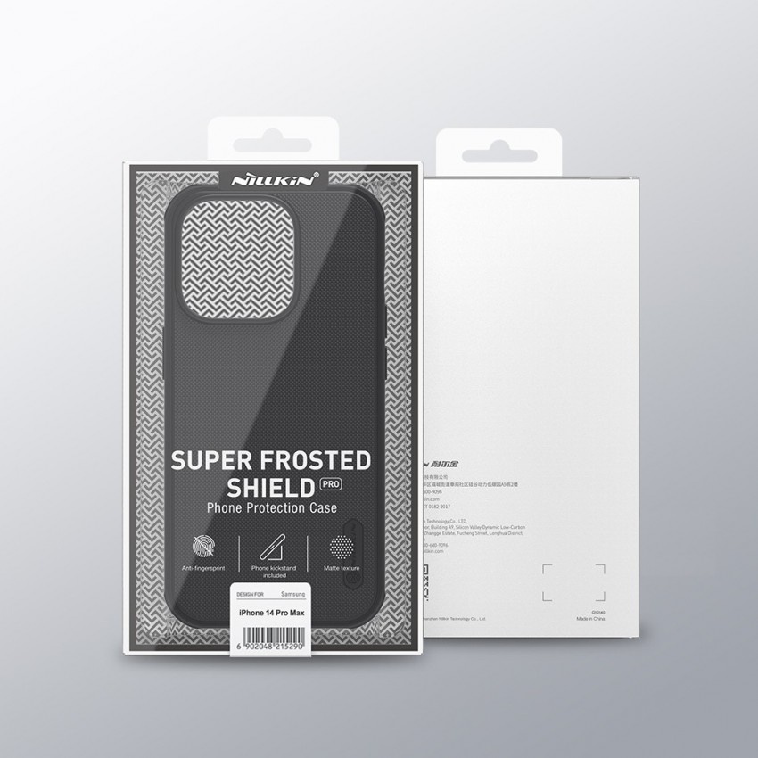 Maciņš Nillkin Super Frosted Shield Pro Magnetic Apple iPhone 14 melns