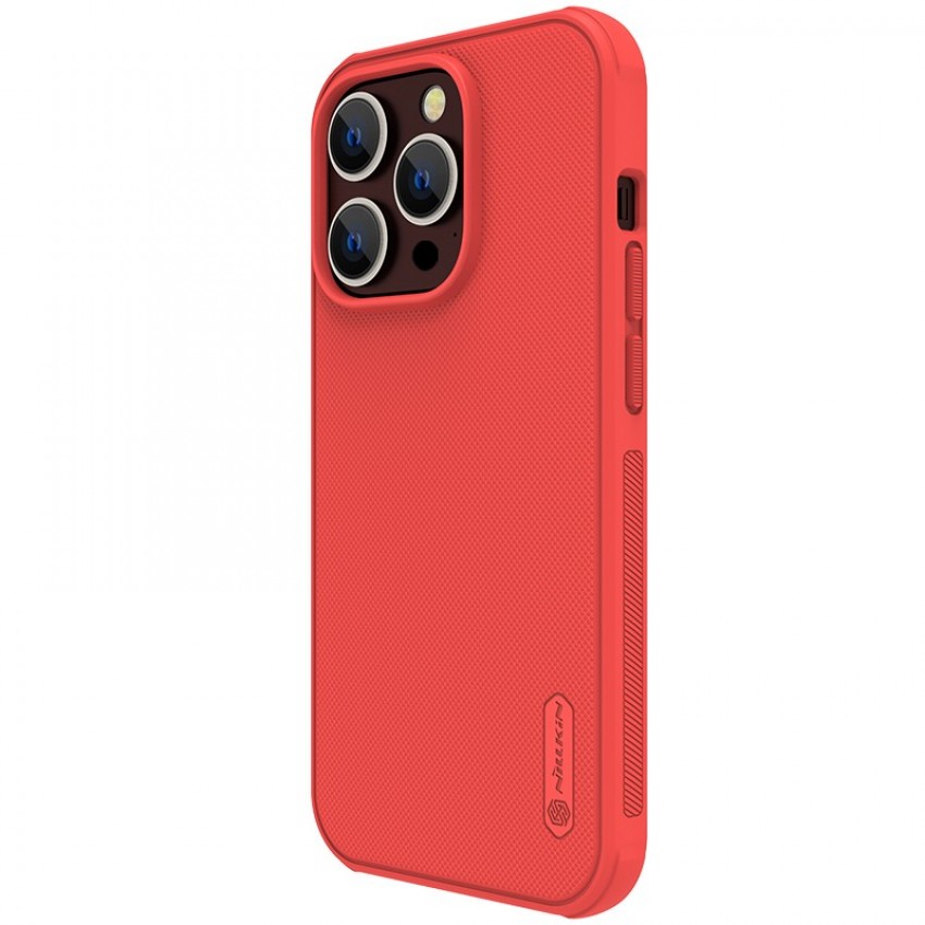Maciņš Nillkin Super Frosted Shield Pro Apple iPhone 14 sarkans