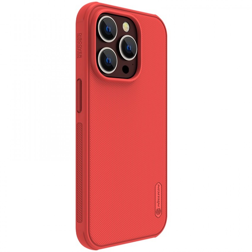 Maciņš Nillkin Super Frosted Shield Pro Apple iPhone 14 Pro Max sarkans
