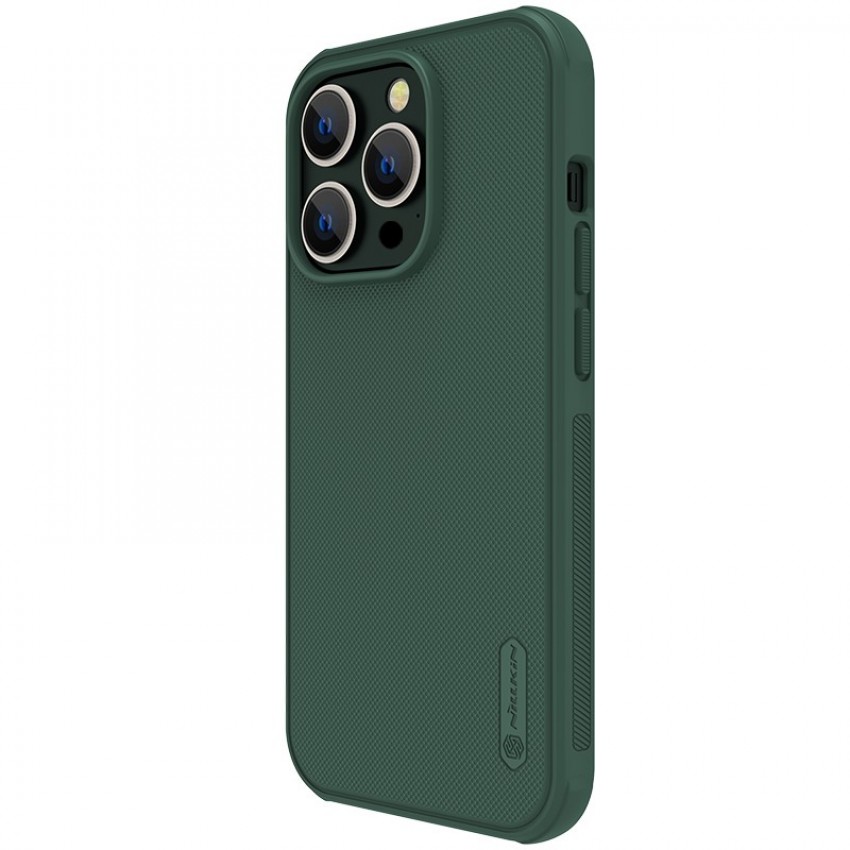 Maciņš Nillkin Super Frosted Shield Pro Apple iPhone 15 Pro Max zaļš