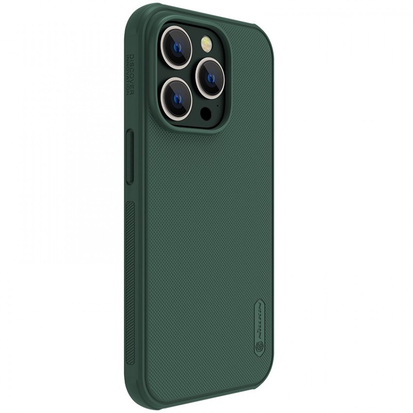 Telefoniümbris Nillkin Super Frosted Shield Pro Apple iPhone 15 Plus roheline