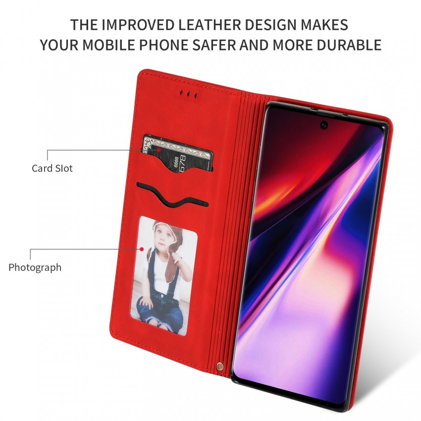 Case Business Style Xiaomi Redmi Note 13 4G red